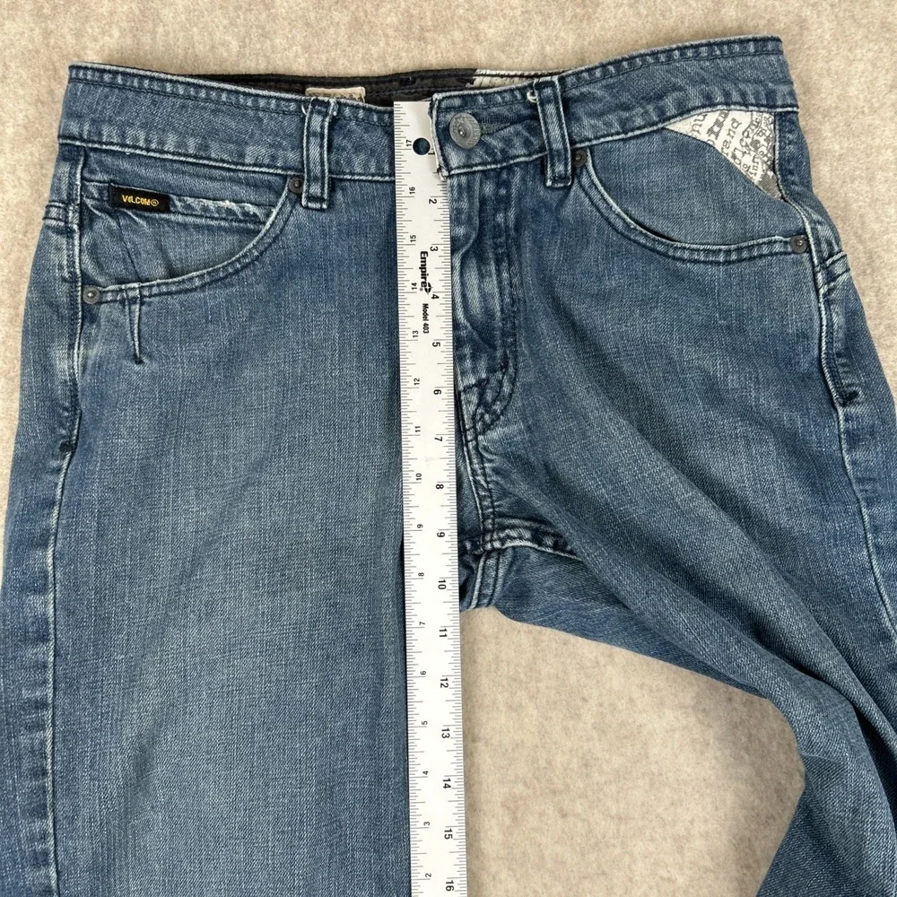 Volcom Jeans Slim Fit Dark Wash Blue Jeans Mens 30 x 30 Excellent‎ Clean